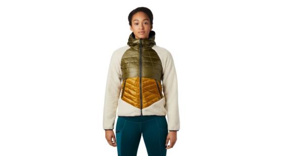 Mountain Hardwear Altius Hybrid Hoody - Women's, Dark Bolt, Small, 1865681236-S