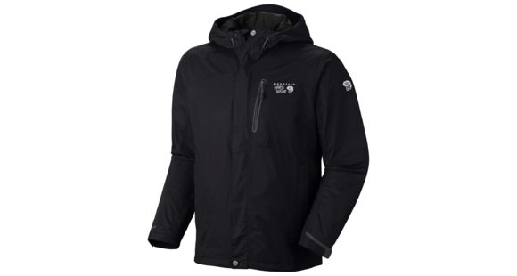 Mountain Hardwear Ampato Jacket - Men's-titanium/black-Large