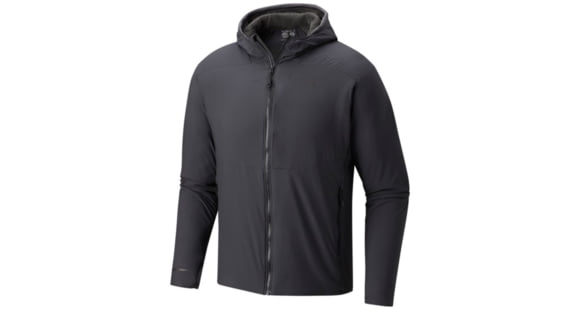 Mountain Hardwear ATherm Hooded Jacket - Men's, Shark, XXL, 1731941011-XXL
