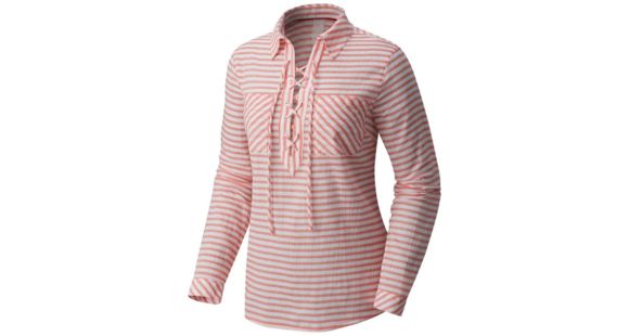Mountain Hardwear Berryessa Long Sleeve Popover - Women's, Solstice Red, XS, 1764501804-XS