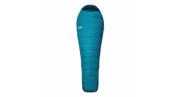 Mountain Hardwear BishopPass W15F/-9C Sleeping Bag, Right Hand, Vivid Teal, Regular, 1917001345-Vivid Teal-REG-RH