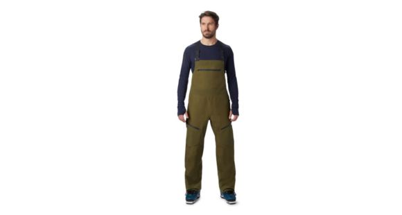 Mountain Hardwear Bound Ridge GTX 3L Bib - Men's, Combat Green, Extra Large, Regular Inseam, 1851451353-XL- R