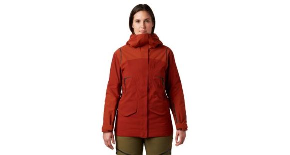Mountain Hardwear Super D/S Shirt Jacket - Women's, Rusted, Large, OL8025801-L