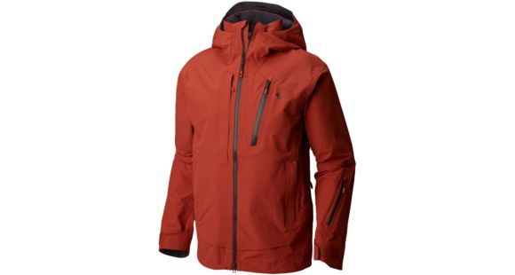Mountain Hardwear Boundary Line Jacket Ski Shell Jacket - Men's, Dark Copper, Medium, 1818021838-M