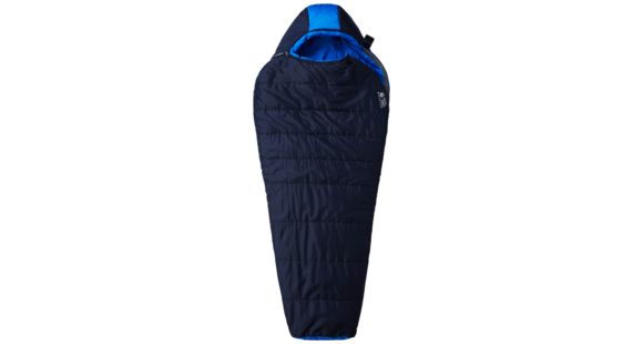 Mountain Hardwear Bozeman Flame 20 Sleeping Bag (Synthetic) -Collegiate Navy-Long-Right
