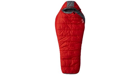 Mountain Hardwear Bozeman Torch 0 Sleeping Bag (Synthetic) -Flame-Long Extra Wide-Right