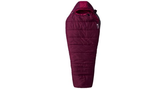 Mountain Hardwear Bozeman Torch 0 Women's Sleeping Bag (Synthetic) -Dark Raspberry-Regular-Right
