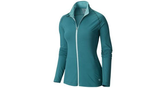 Mountain Hardwear Butterlicious Full-Zip Jacket - Women's-Teal Green-Large