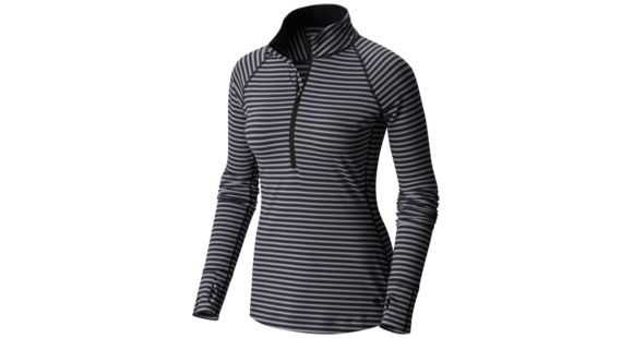 Mountain Hardwear Butterlicious Stripe Long Sleeve - Women's, Black, Black, XS, 1665241099-XS
