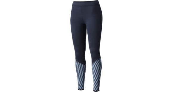 Mountain Hardwear Butterlicious Stripe Tight - Women's-Inkwell-Short Inseam-Large
