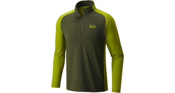 Mountain Hardwear Butterman Half-Zip - Men's-Surplus Green-Large