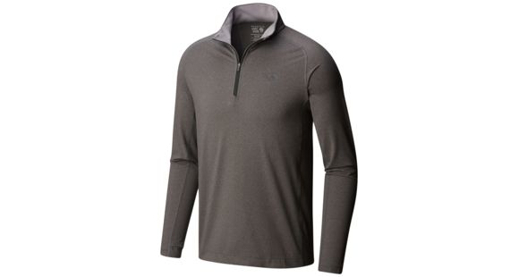 Mountain Hardwear Butterman Half-Zip Shirt - Men's, Heather Shark, Medium, 1825521014-M