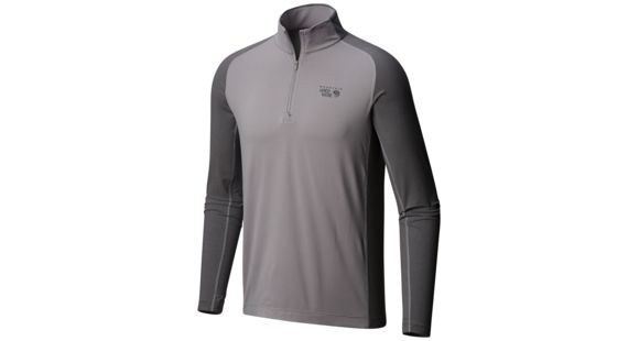Mountain Hardwear Butterman Half-Zip Shirt - Men's, Manta Grey, Shark, Extra Large, 1825521012-XL