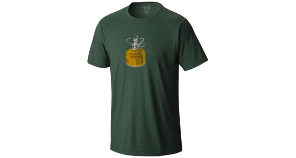 Mountain Hardwear Can of Fuel Short Sleeve T - Men's-Heather Forest-Large