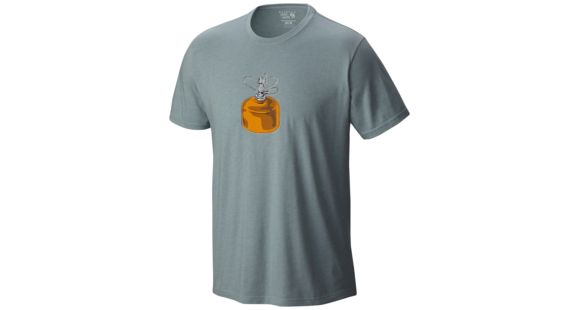 Mountain Hardwear Can of Fuel Short Sleeve T - Men's-Heather Ice Shadow-Large