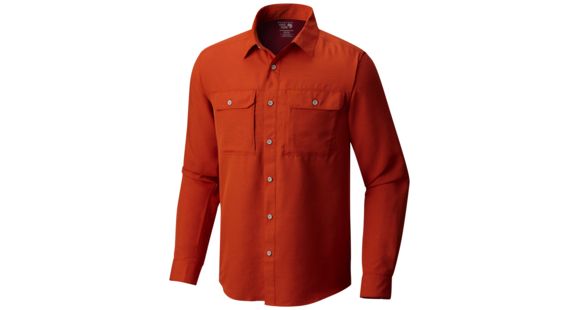Mountain Hardwear Canyon Long Sleeve Shirt - Men's-Bonfire-Medium