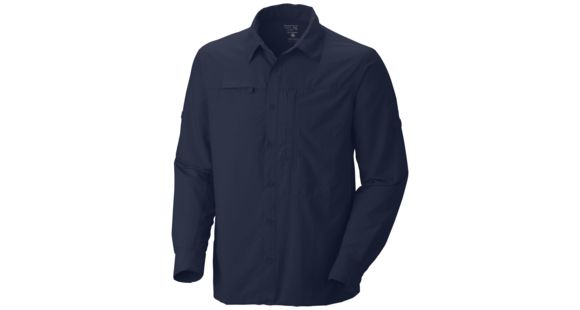 Mountain Hardwear Canyon Long Sleeve Shirt - Men's-Collegiate Navy-Small