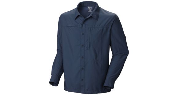 Mountain Hardwear Canyon Long Sleeve Shirt - Men's-Zinc-Medium