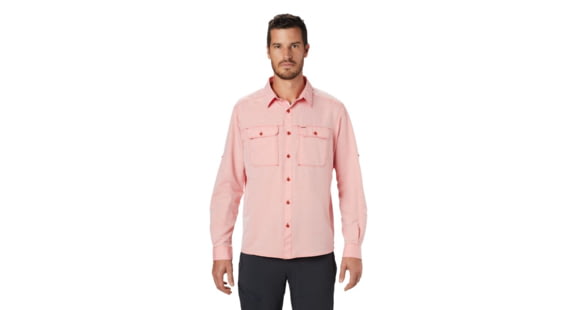 Mountain Hardwear Canyon Long Sleeve Shirt - Mens, Desert Red, Medium, 1648751831-Desert Red-M