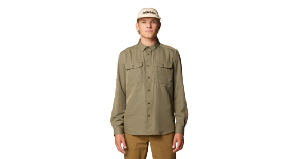 Mountain Hardwear Canyon Long Sleeve Shirt - Men's, Stone Green, XL, 190423047437