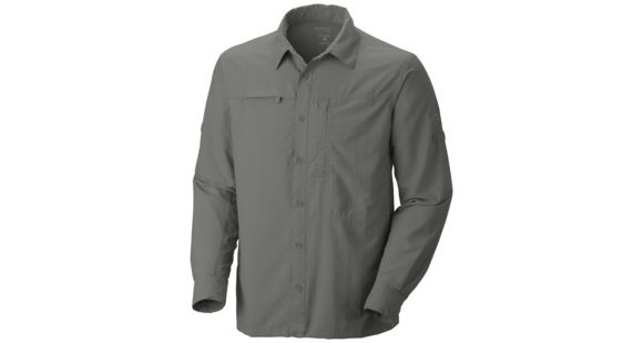 Mountain Hardwear Canyon Long Sleeve Shirt - Men's-Titanium-Small
