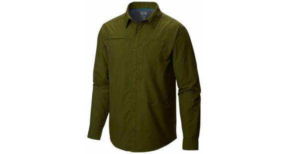 Mountain Hardwear Canyon Long Sleeve Shirt - Men's-Utility Green-Extra Large