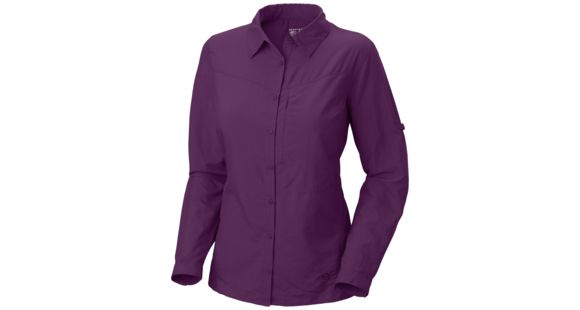 Mountain Hardwear Canyon Long Sleeve Shirt - Women's-Berry Jam-Small