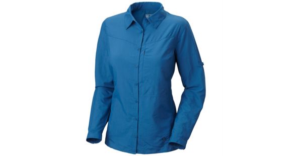 Mountain Hardwear Canyon Long Sleeve Shirt - Women's-Impulse Blue-X-Small