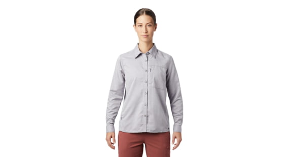 Mountain Hardwear Canyon Long Sleeve Shirt - Women's, Dusted Sky, Small, 1648531549-S