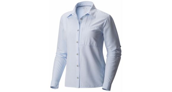 Mountain Hardwear Canyon Long Sleeve Shirt - Women's-Frosted Blue-X-Large