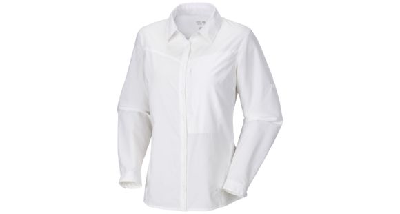 Mountain Hardwear Canyon Long Sleeve Shirt - Women's-White-Small (Clearance)