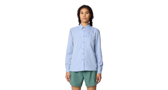 Mountain Hardwear Canyon Long Sleeve Shirts - Women's, Deep Lake, M, 190423015399