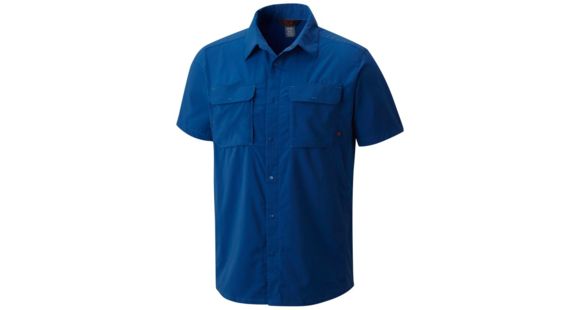 Mountain Hardwear Canyon Pro Short Sleeve Shirt - Men's, Nightfall Blue, XXL, 1764301448-XXL