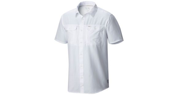 Mountain Hardwear Canyon Short Sleeve Shirt - Men's, White, XXL, 1648771100-XXL