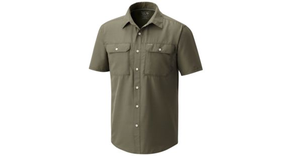 Mountain Hardwear Canyon Short Sleeve Shirt - Men's, Surplus Green, M, 1648771347-M