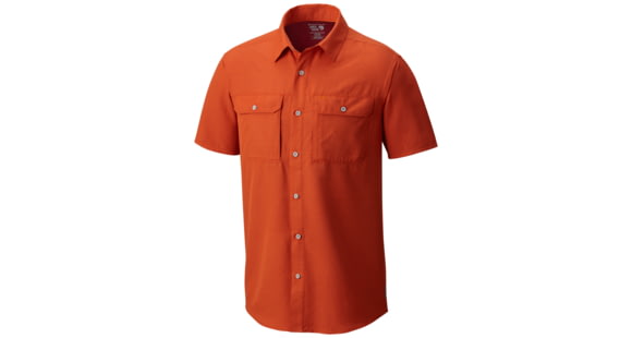 Mountain Hardwear Canyon Short Sleeve Shirt - Men's-Bonfire-X-Large