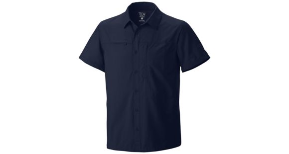 Mountain Hardwear Canyon Short Sleeve Shirt - Men's-Collegiate Navy-Extra Large