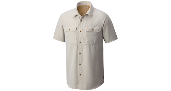 Mountain Hardwear Canyon Short Sleeve Shirt - Men's-Sandstorm-Small