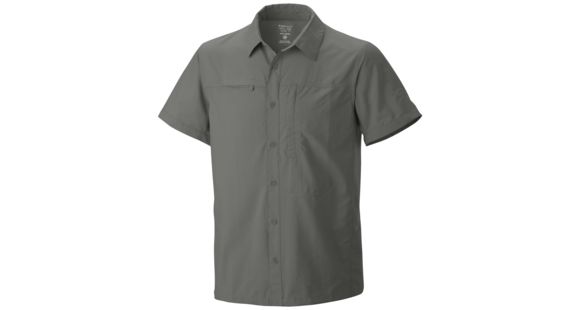 Mountain Hardwear Canyon Short Sleeve Shirt - Men's-Titanium-Small