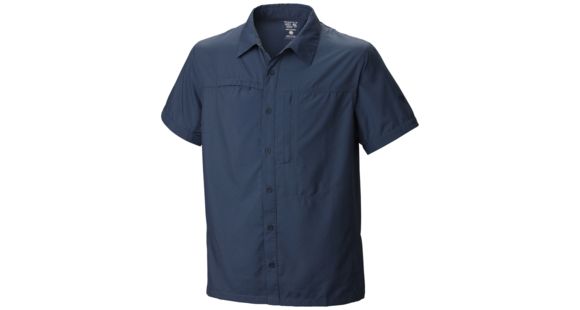 Mountain Hardwear Canyon Short Sleeve Shirt - Men's-Zinc-Extra Large