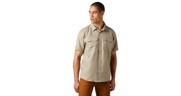 Mountain Hardwear Canyon Short Sleeve Shirt - Men's, Badlands, XL, 1648771103-XL
