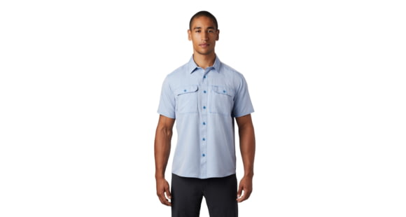 Mountain Hardwear Canyon Short Sleeve Shirt - Men's, Deep Lake, Small, 1648771451-S