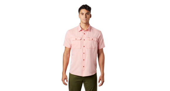 Mountain Hardwear Canyon Short Sleeve Shirt - Mens, Desert Red, Small, 1648771831-Desert Red-S