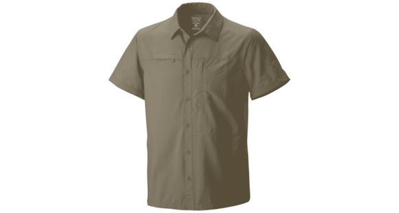 Mountain Hardwear Canyon Short Sleeve Shirt - Men's-Khaki-Medium