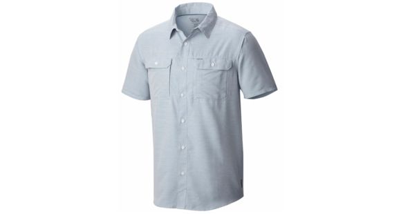 Mountain Hardwear Canyon Short Sleeve Shirt - Men's-Phoenix Blue-Medium