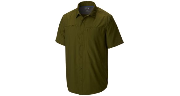 Mountain Hardwear Canyon Short Sleeve Shirt - Men's-Utility Green-Small