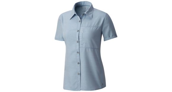 Mountain Hardwear Canyon Short Sleeve Shirt - Women's, Storm Cloud, XS, 1648541440-XS