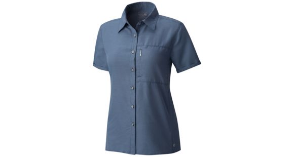 Mountain Hardwear Canyon Short Sleeve Shirt - Women's, Zinc, XS, 1648541492-XS