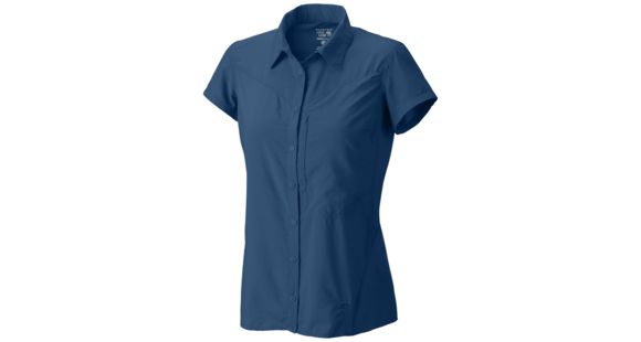 Mountain Hardwear Canyon Short Sleeve Shirt - Women's-Impulse Blue-Medium