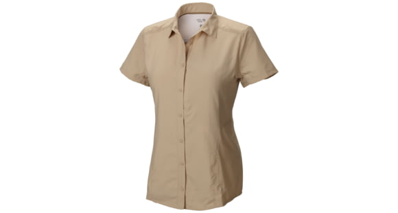 Mountain Hardwear Canyon Short Sleeve Shirt - Women's-Oatmeal-6